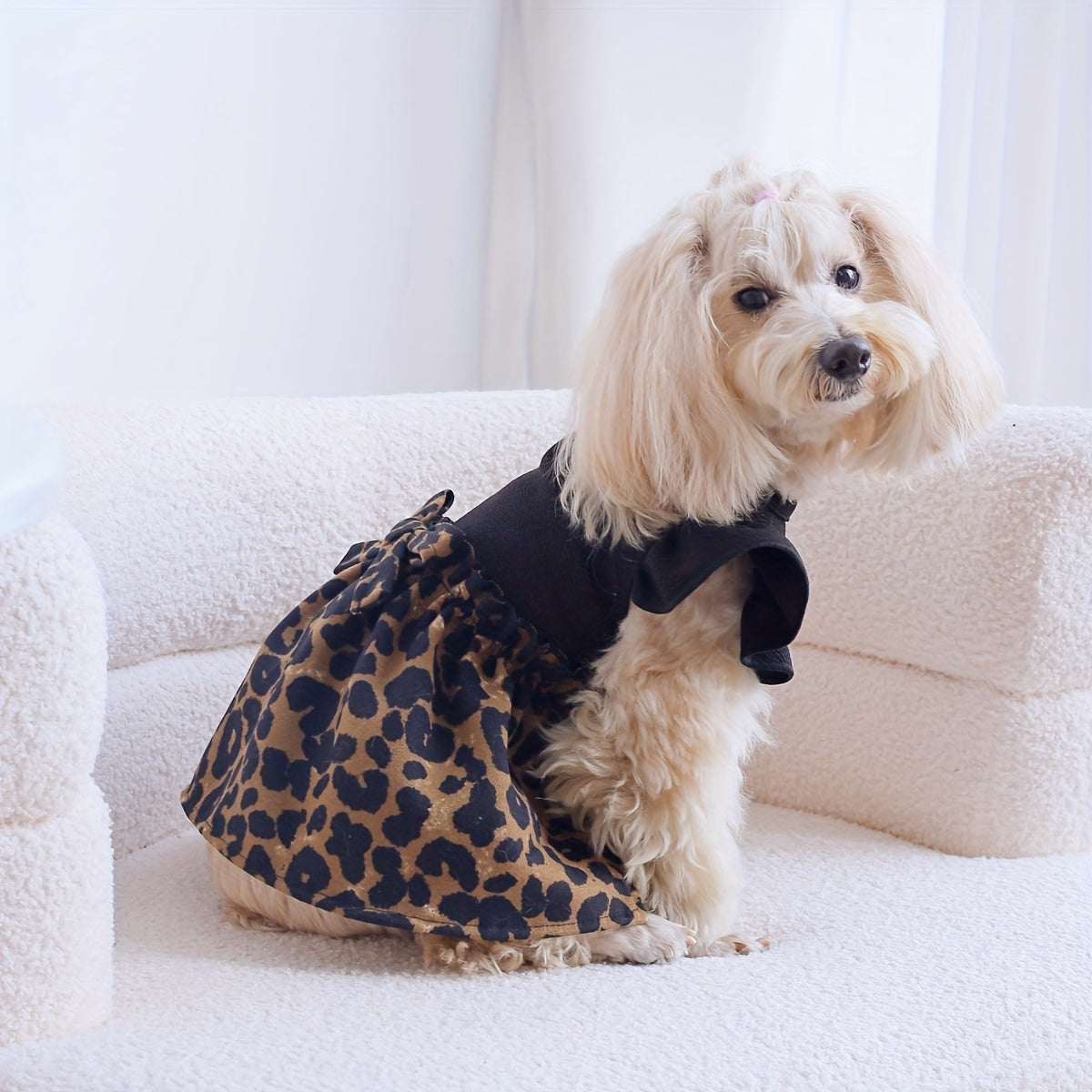 Leopard Bow Dress