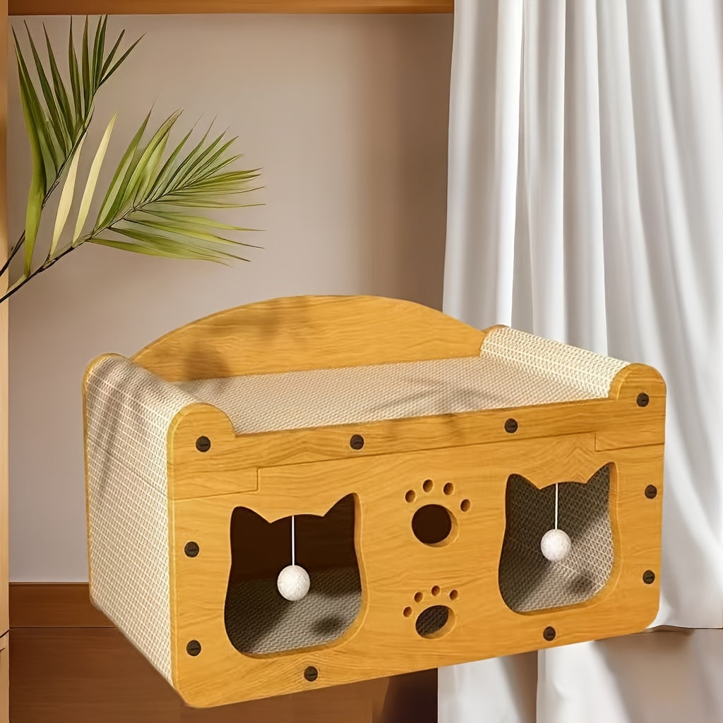 Cat Play and Scratch Box