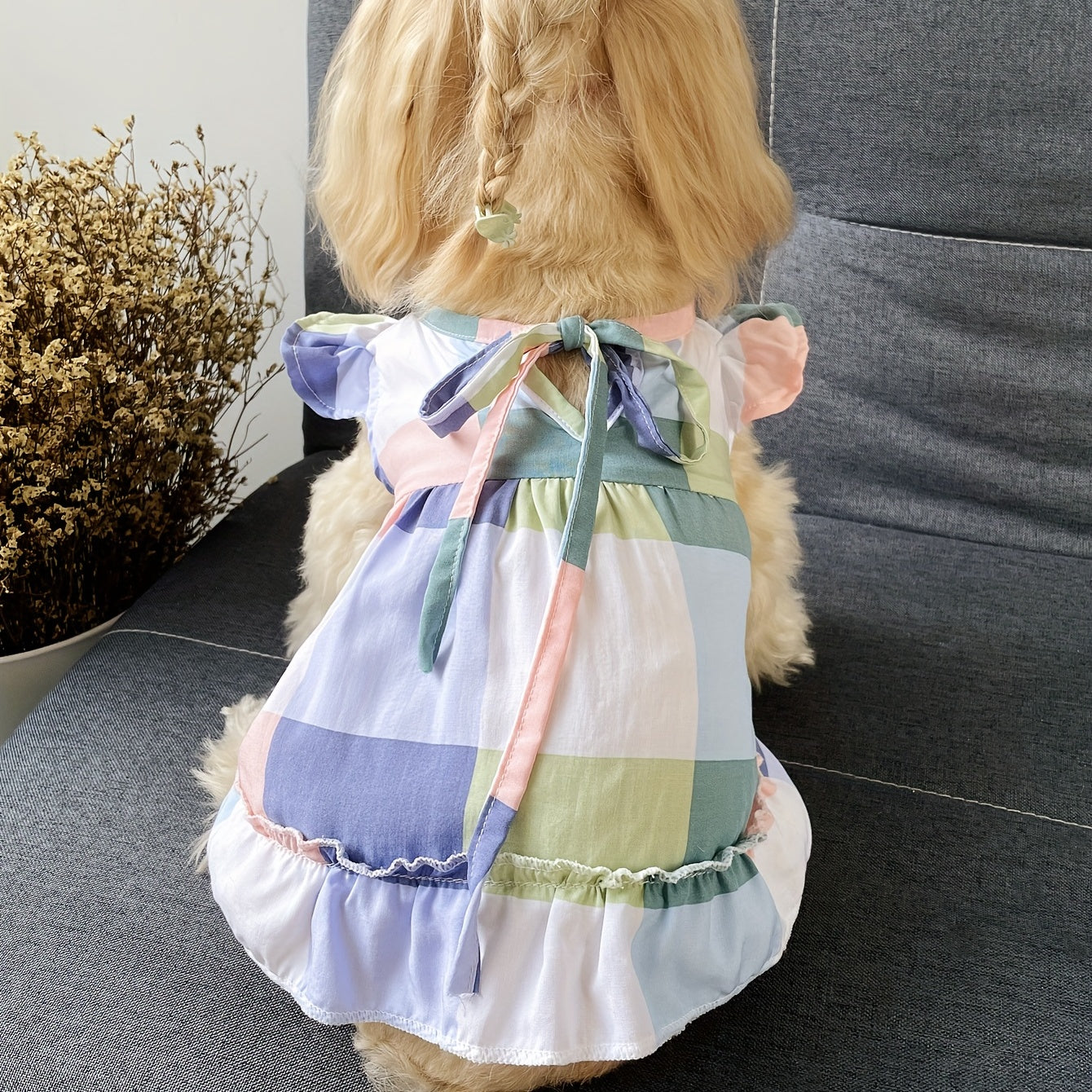 Pastel Checked Dress