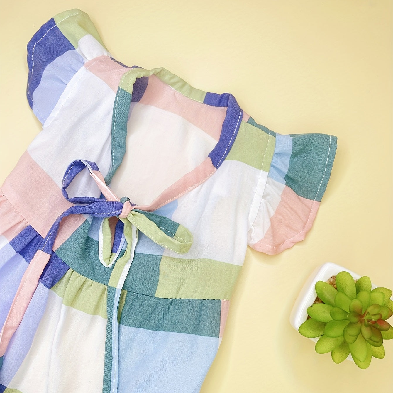 Pastel Checked Dress