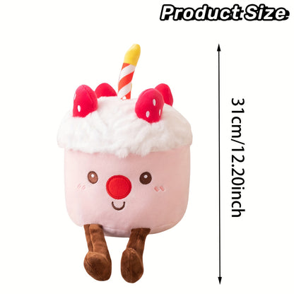 Adorable Birthday Cake Plush