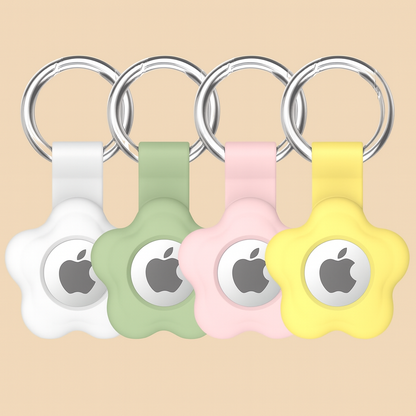Flower AirTag Keychain