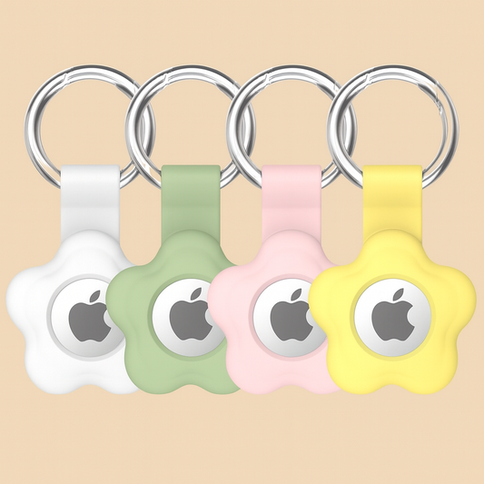 Flower AirTag Keychain