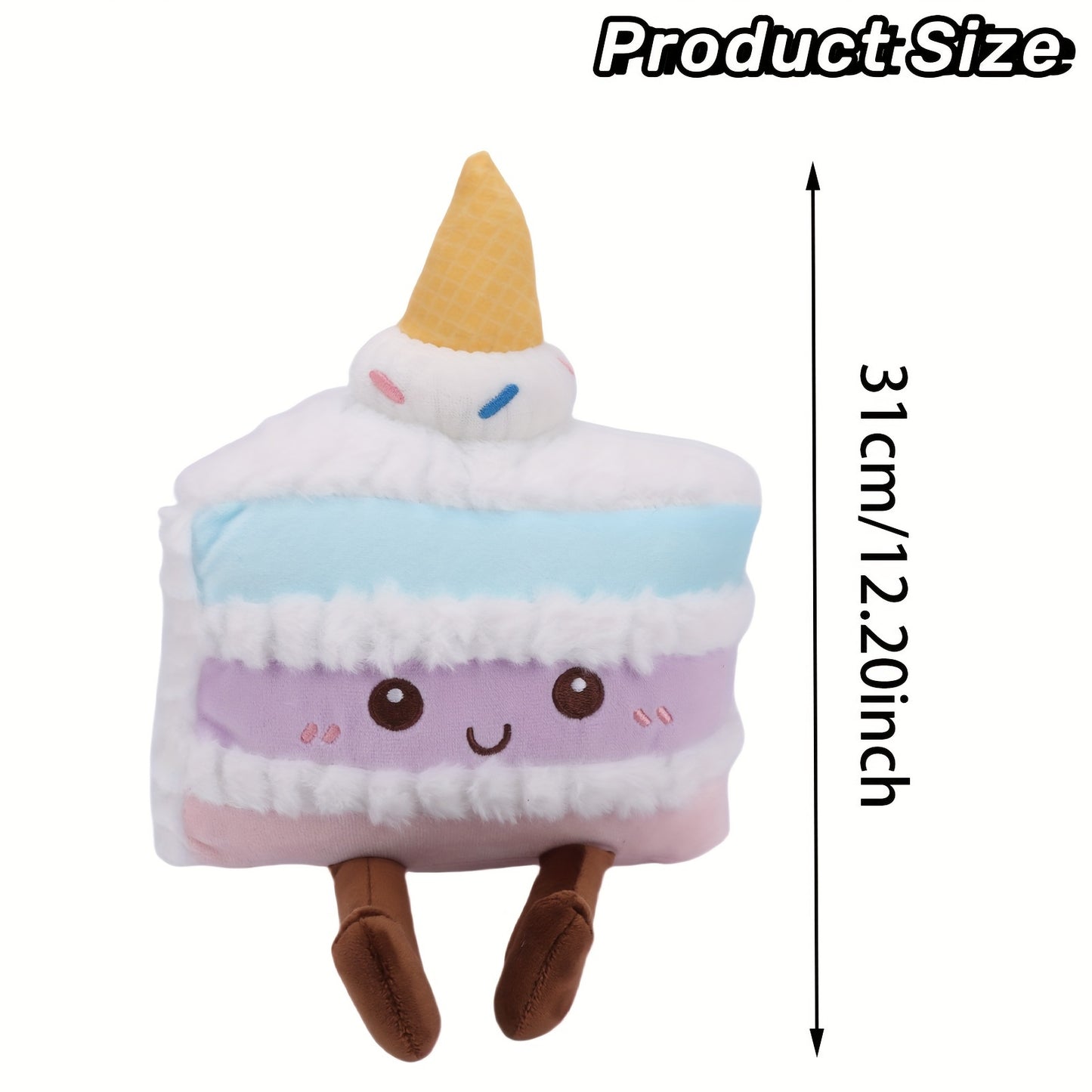 Adorable Birthday Cake Plush