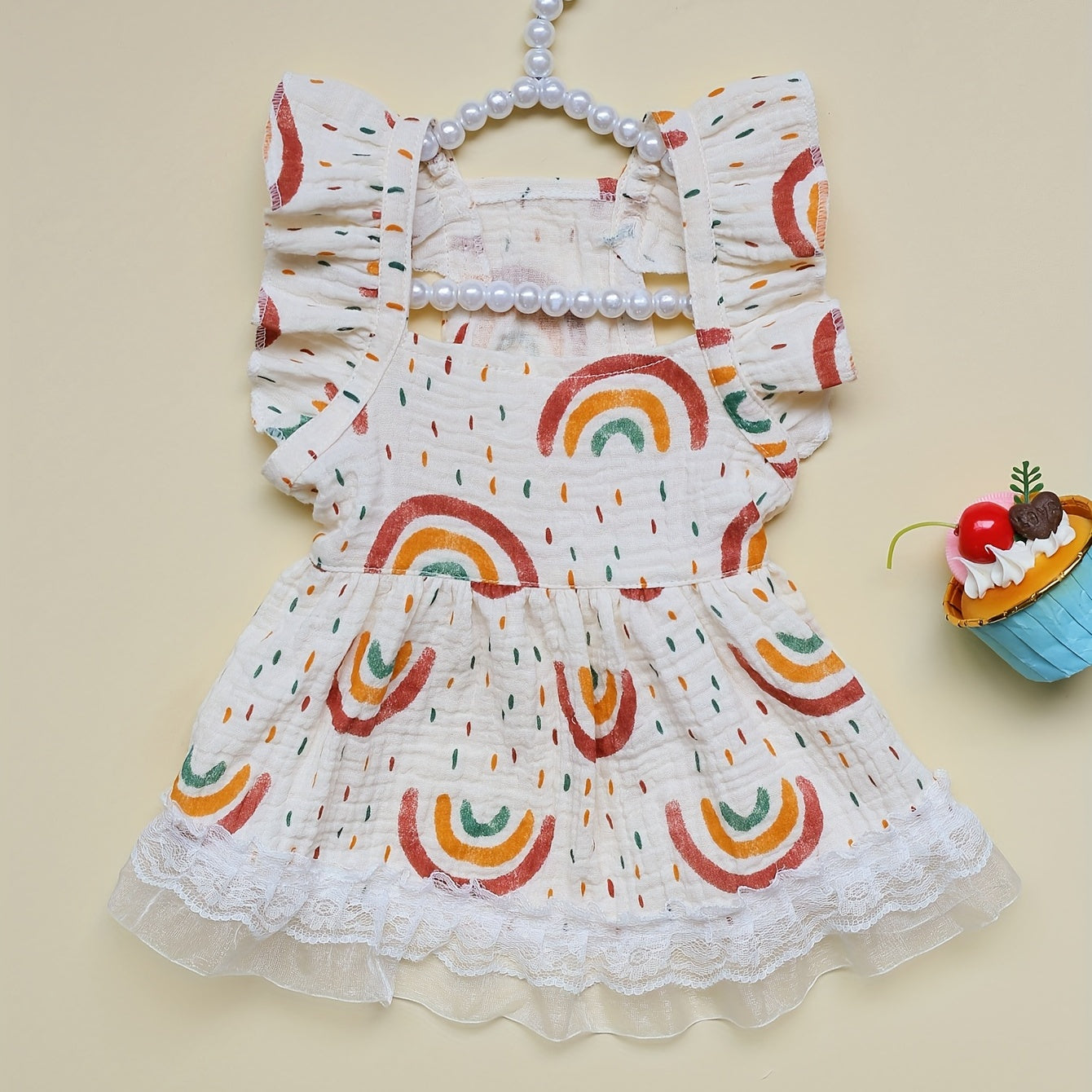 Rainbow Flutter Dress