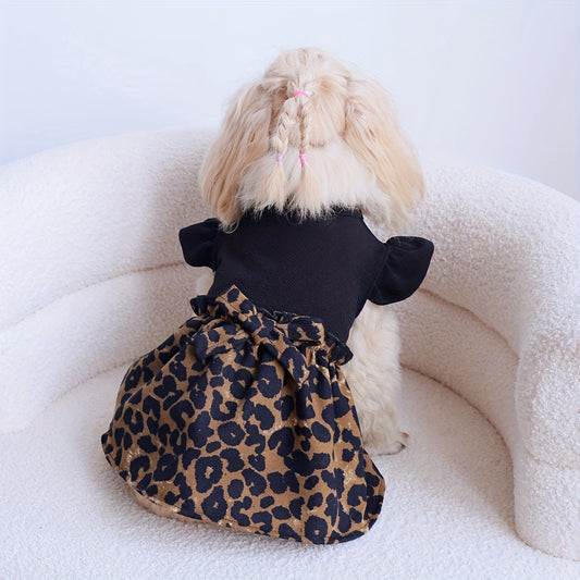 Leopard Bow Dress