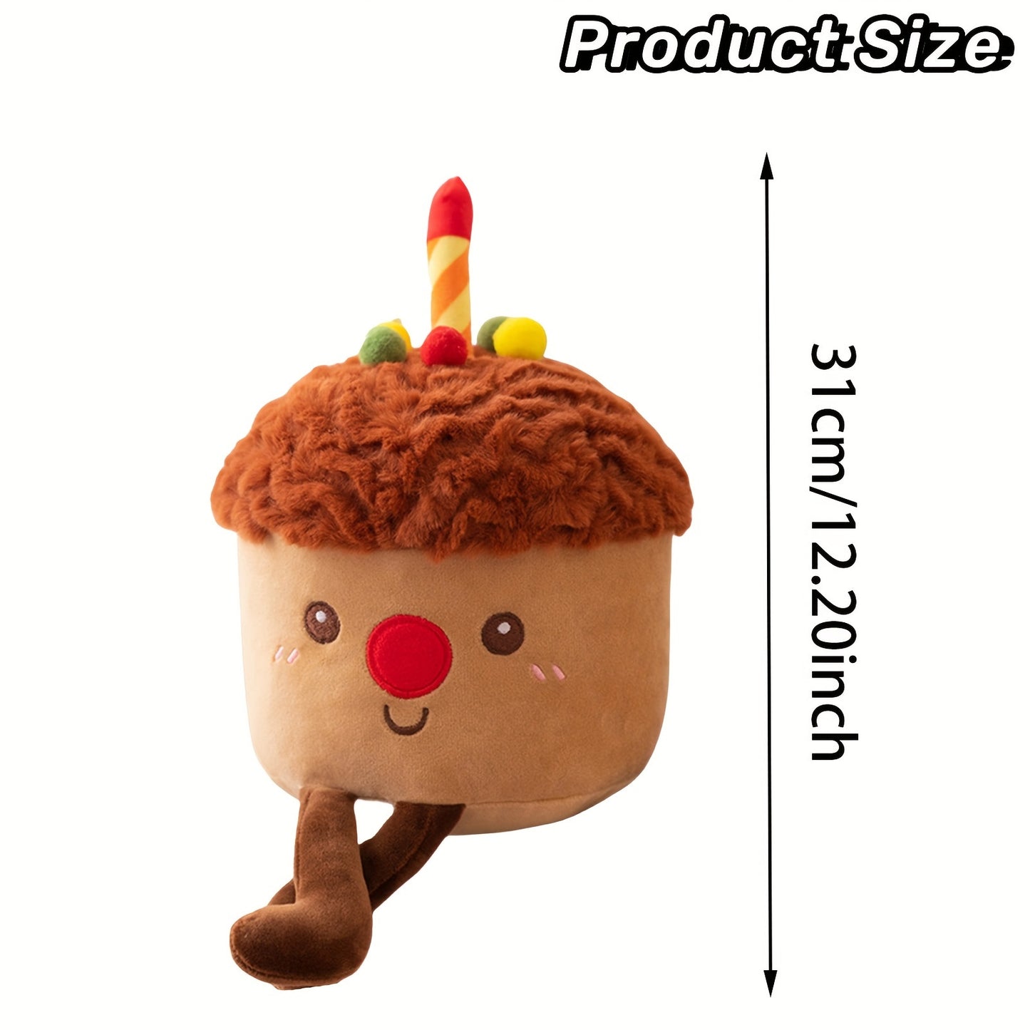 Adorable Birthday Cake Plush