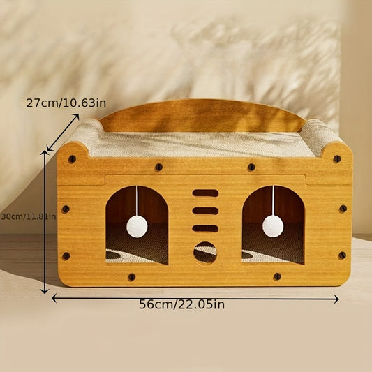 Cat Play and Scratch Box