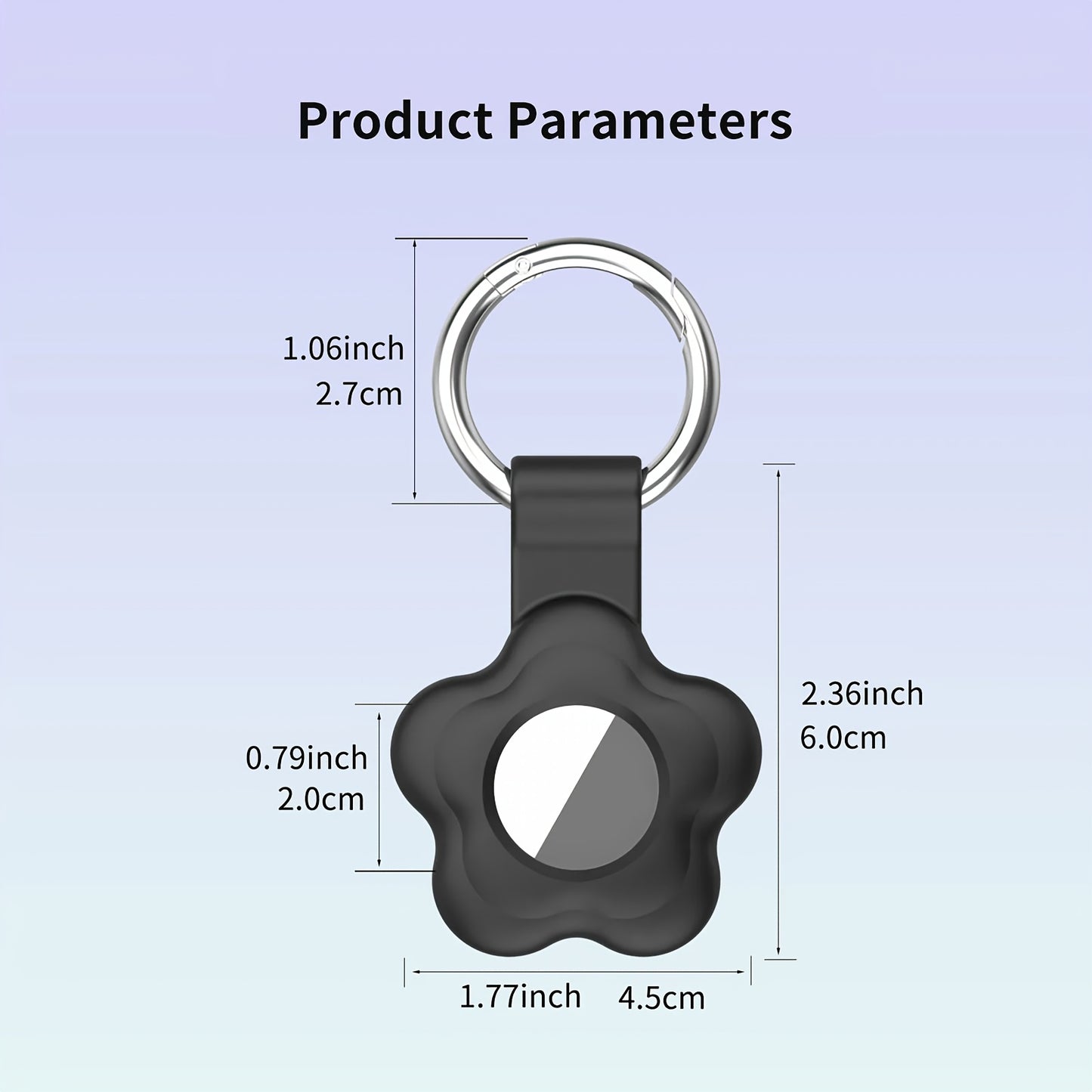Flower AirTag Keychain