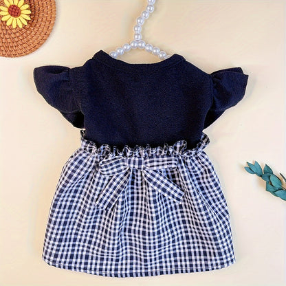 Gingham Bow Dress