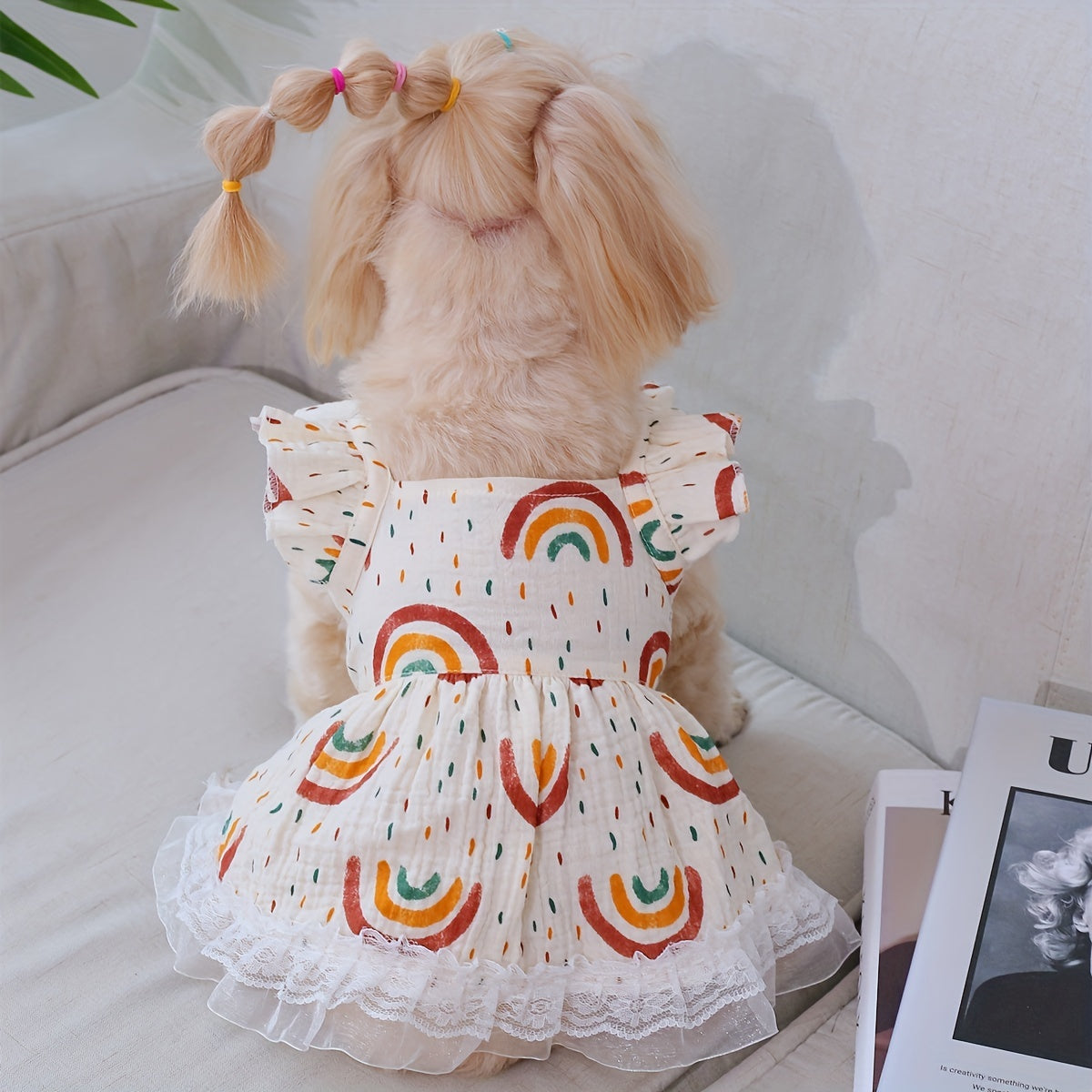 Rainbow Flutter Dress