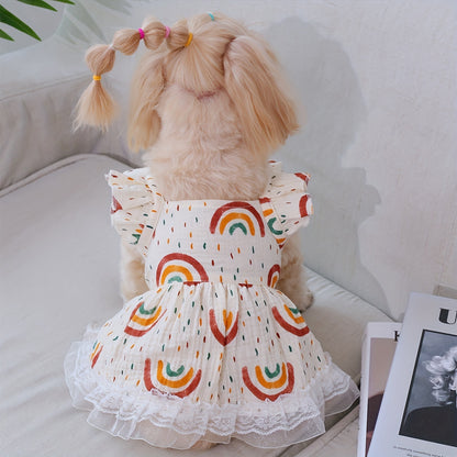 Rainbow Flutter Dress