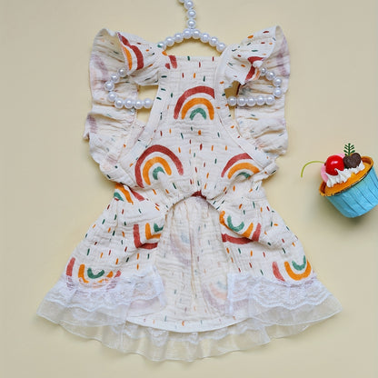 Rainbow Flutter Dress