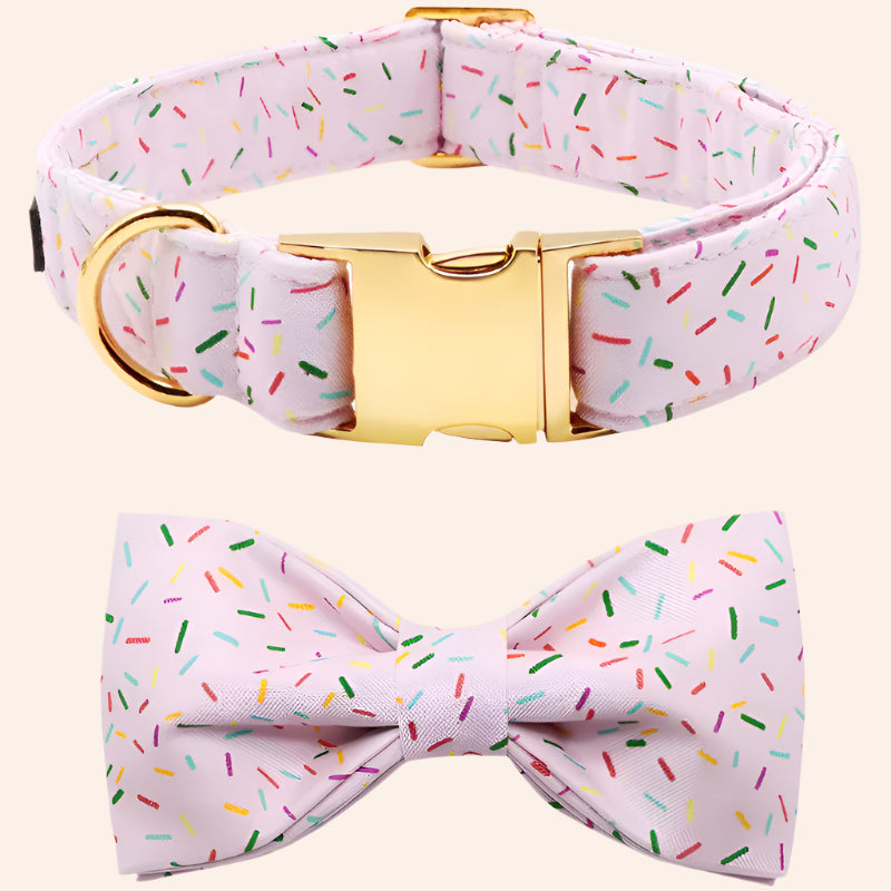 Sprinkles Collar and Bowtie