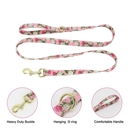 Orange Floral Harness
