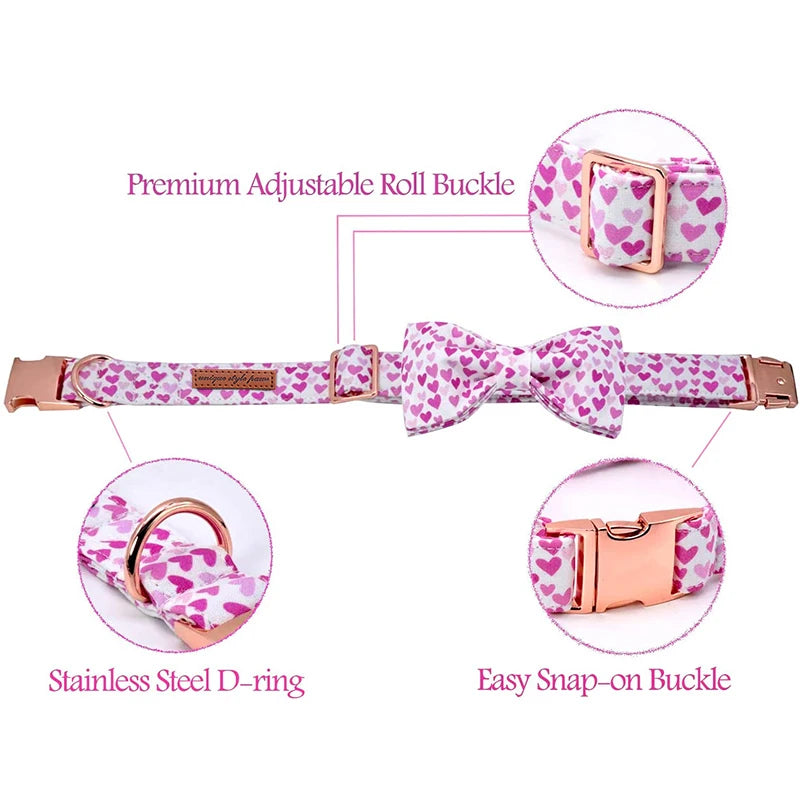 Purple Heart Collar and Bowtie