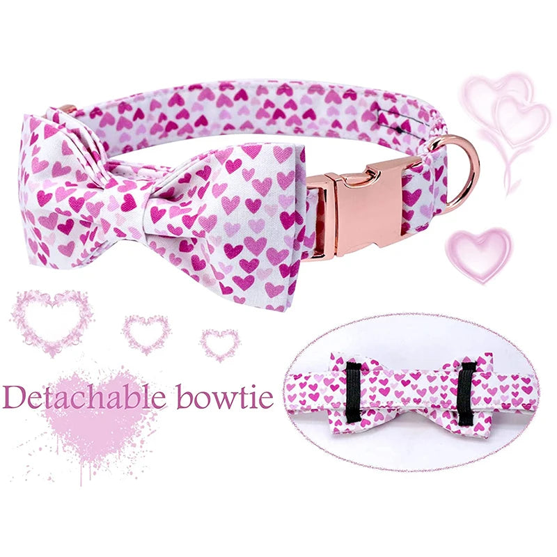 Purple Heart Collar and Bowtie