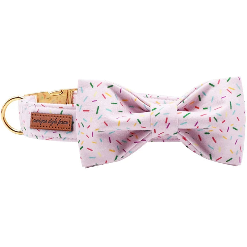 Sprinkles Collar and Bowtie