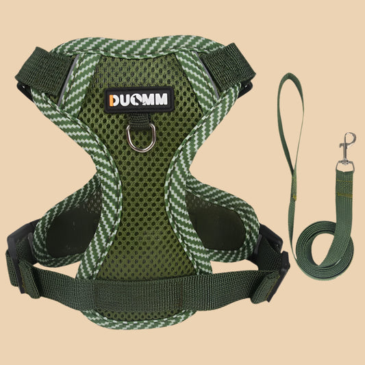 Khaki Reflective Cat Harness