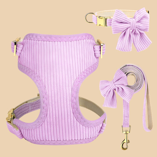 3Pcs Lilac Velvet Set