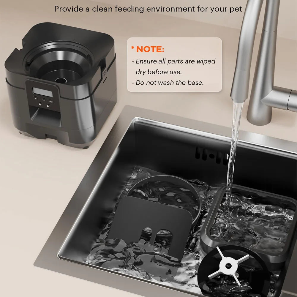 Black Smart Food Feeder