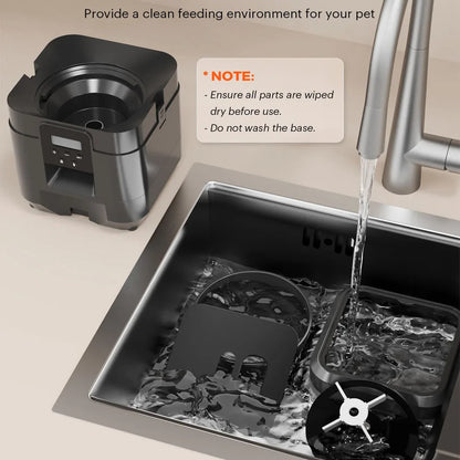 Black Smart Food Feeder