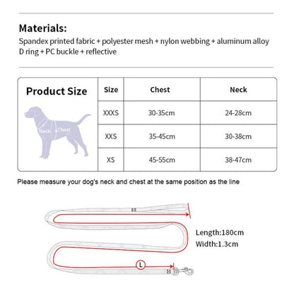 Daisy Love Print Harness