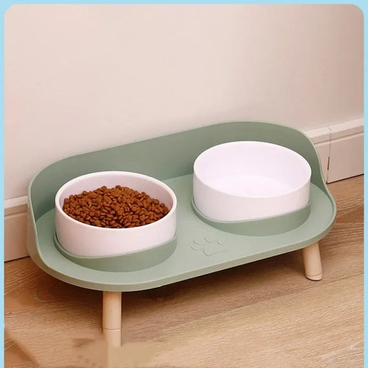 Adjustable Double Bowl Feeder