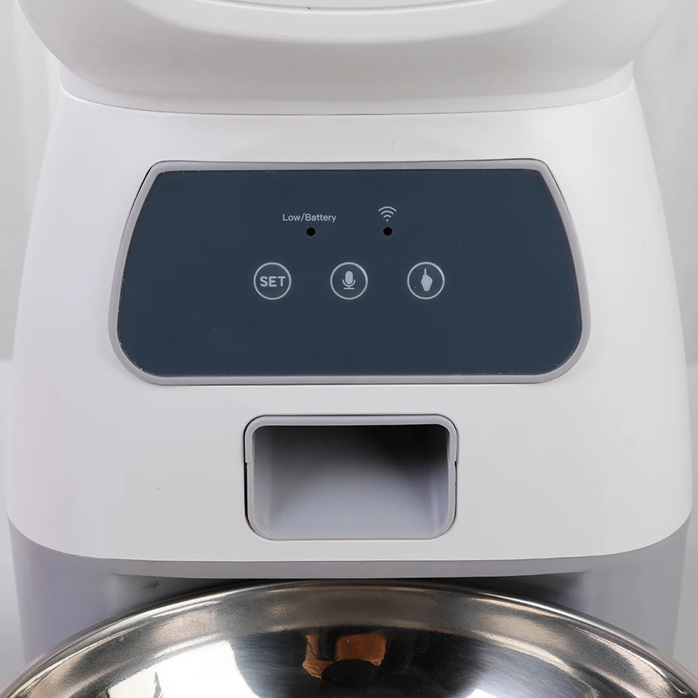 White Automatic Pet Feeder