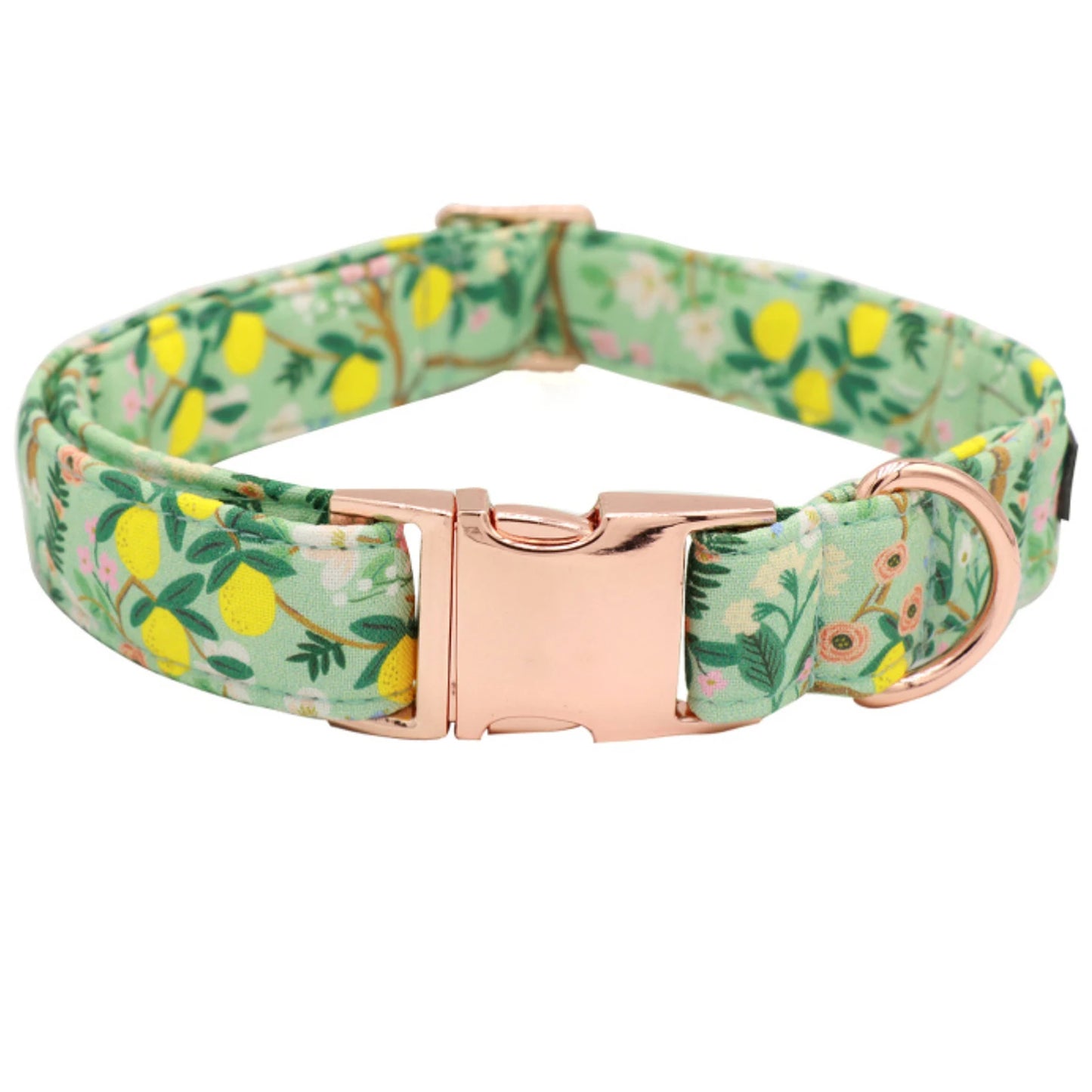 Lemon Garden Collar and Bowtie