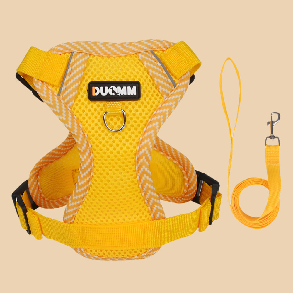 Yellow Reflective Cat Harness