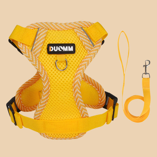 Yellow Reflective Cat Harness