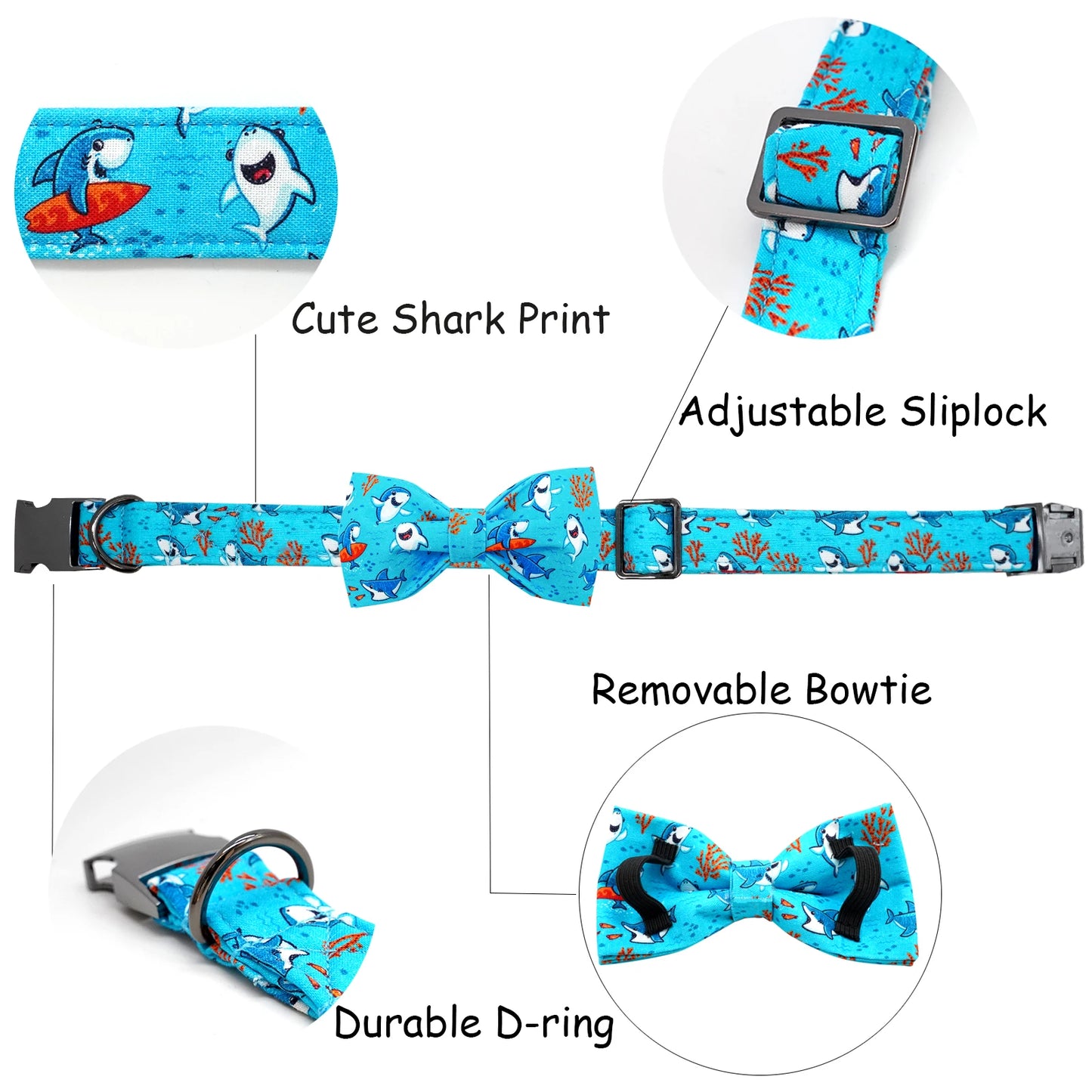 Shark Collar and Bowtie