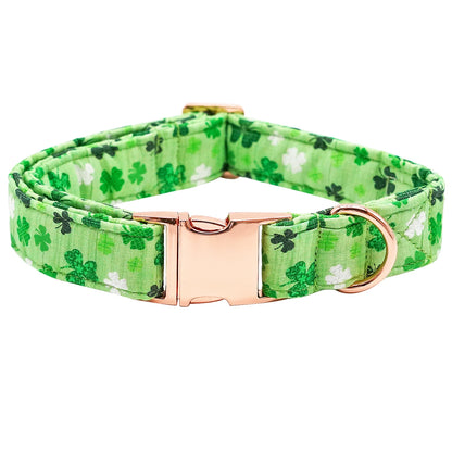 Lucky Clover Collar and Bowtie