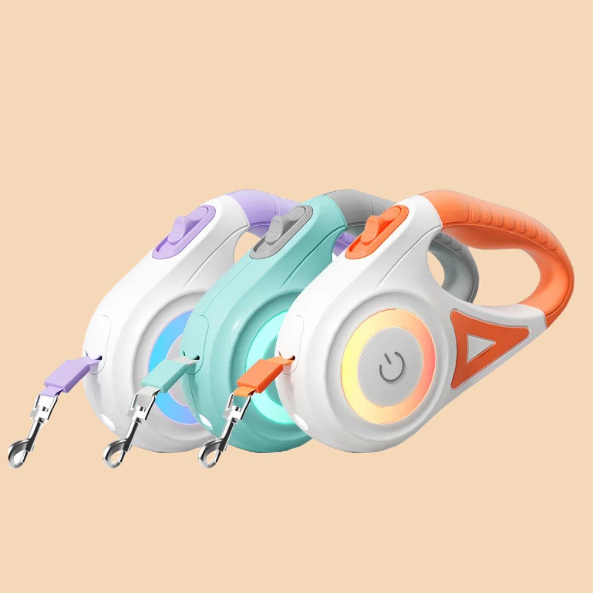 LED Retractable Leash