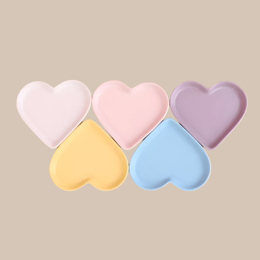 Heart Shaped Ceramic Per Plate