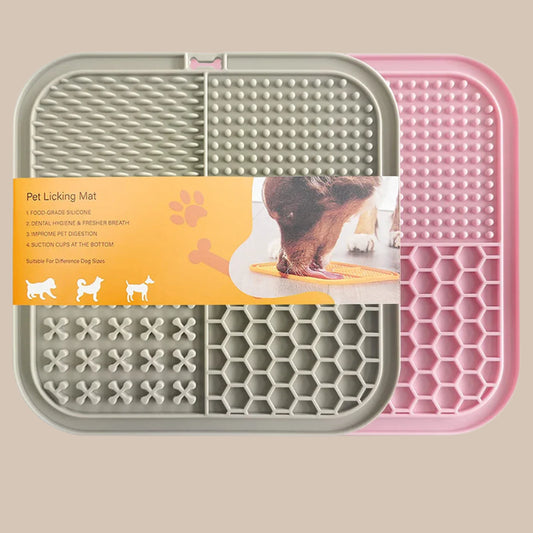 Square Silicon Lick Mat 2Pk