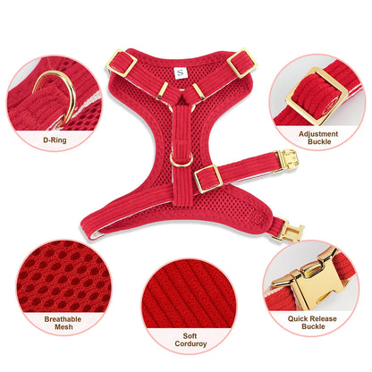 3Pcs Cherry Velvet Set