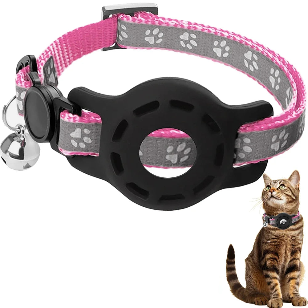 Reflective AirTag Cat Collar