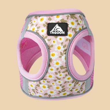 Pink Daisy Cat Harness