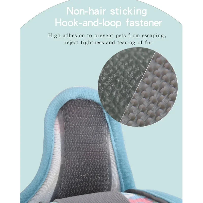 Teal Army Mesh Cat Harness