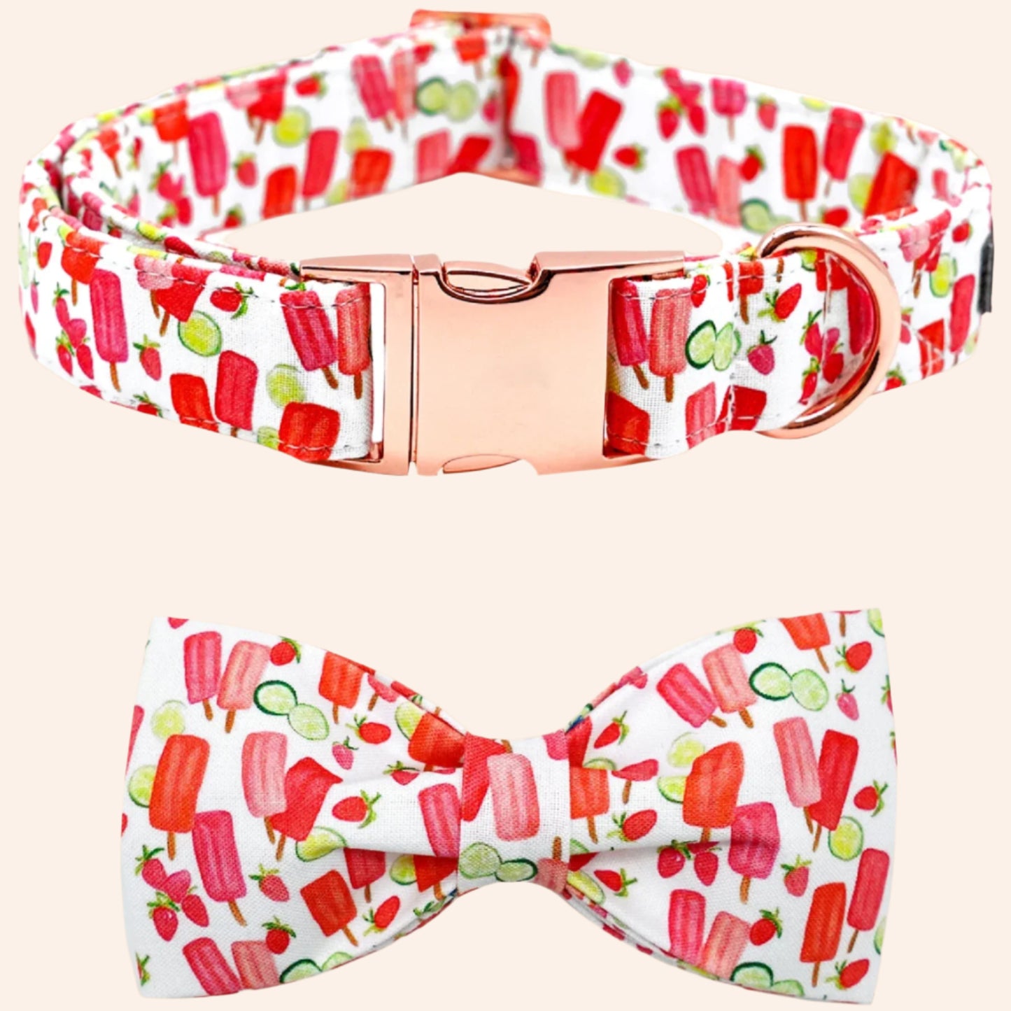 Popsicle Collar and Bowtie