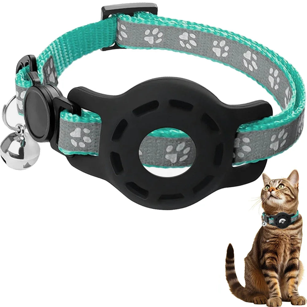 Reflective AirTag Cat Collar