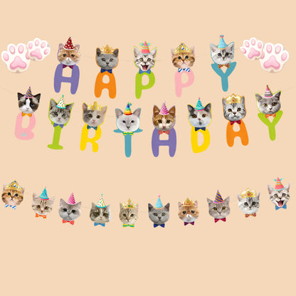 Pawfect Birthday Banner