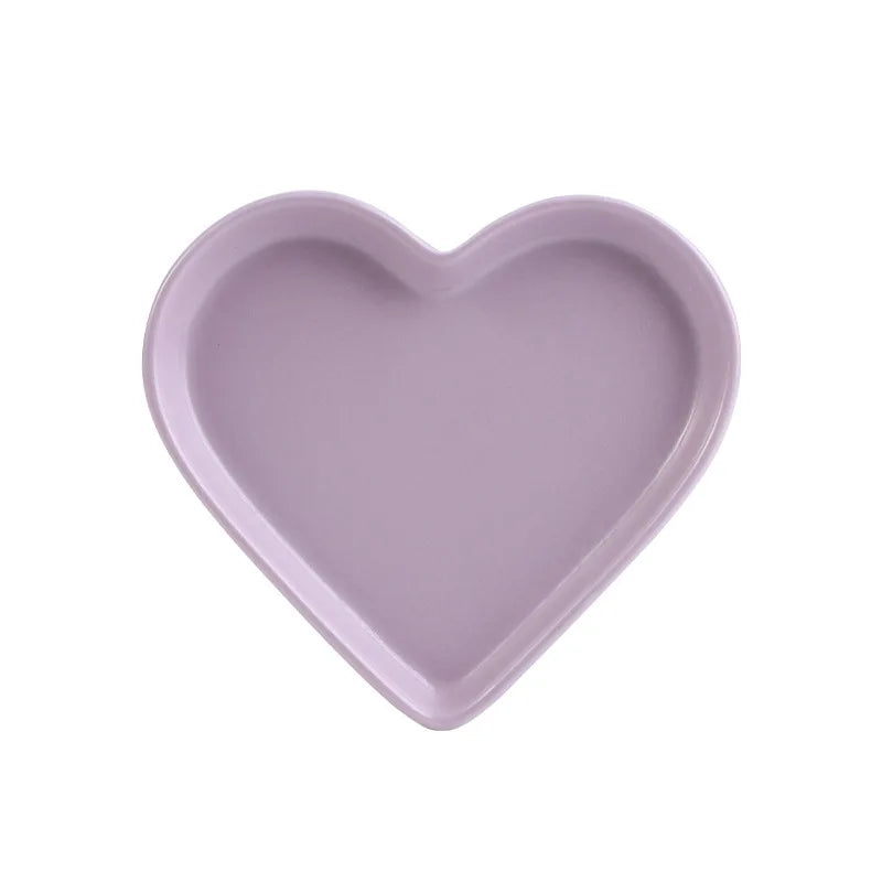 Heart Shaped Ceramic Per Plate