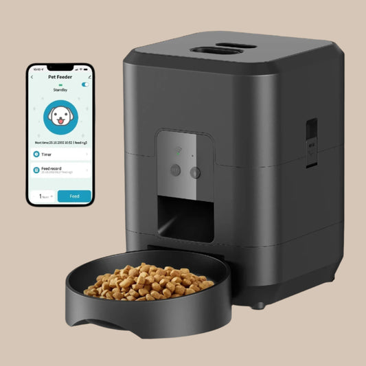 Black Smart Food Feeder