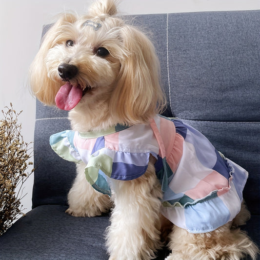 Pastel Checked Dress