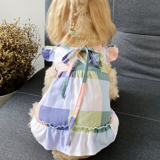 Pastel Checked Dress