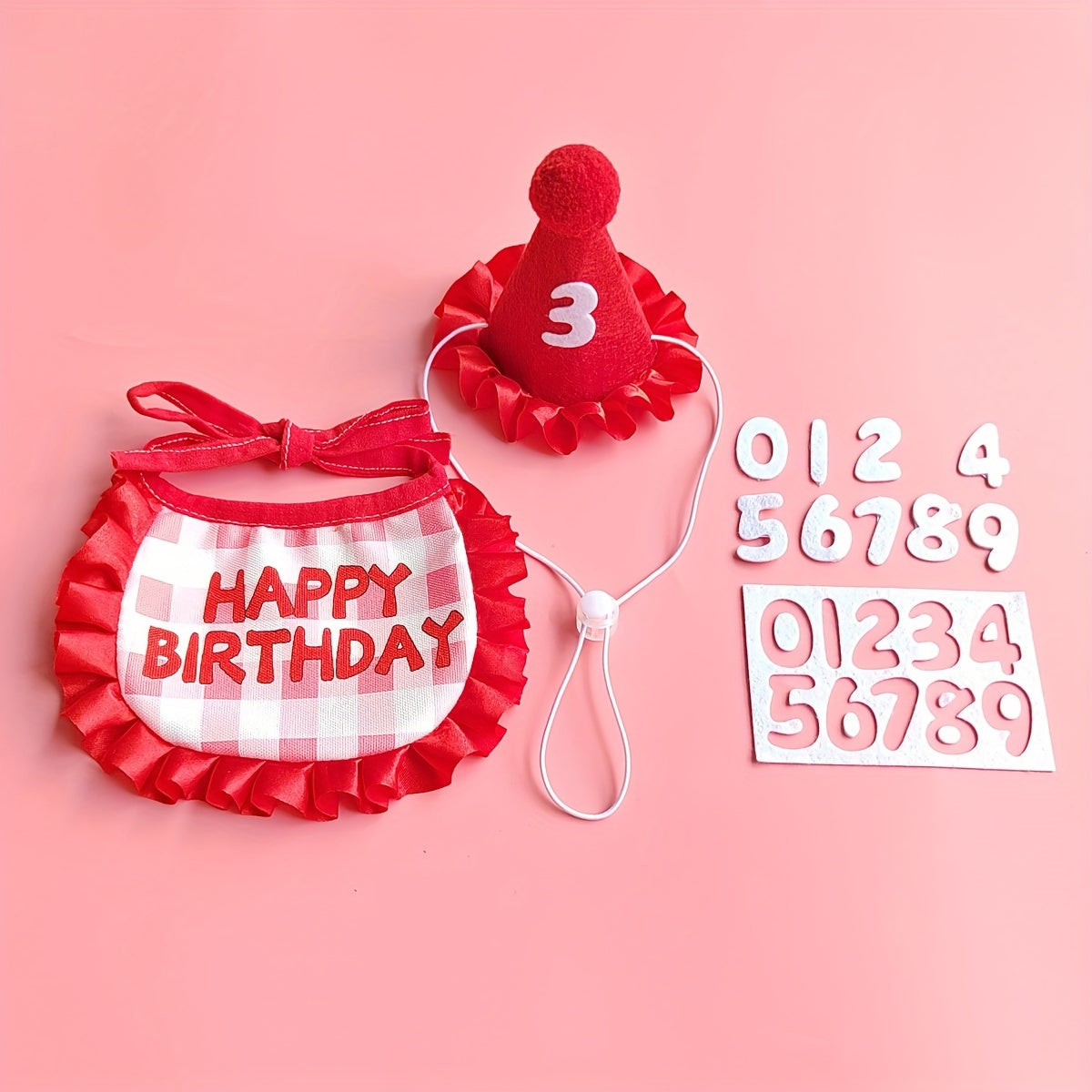 Birthday Bib and Hat Set