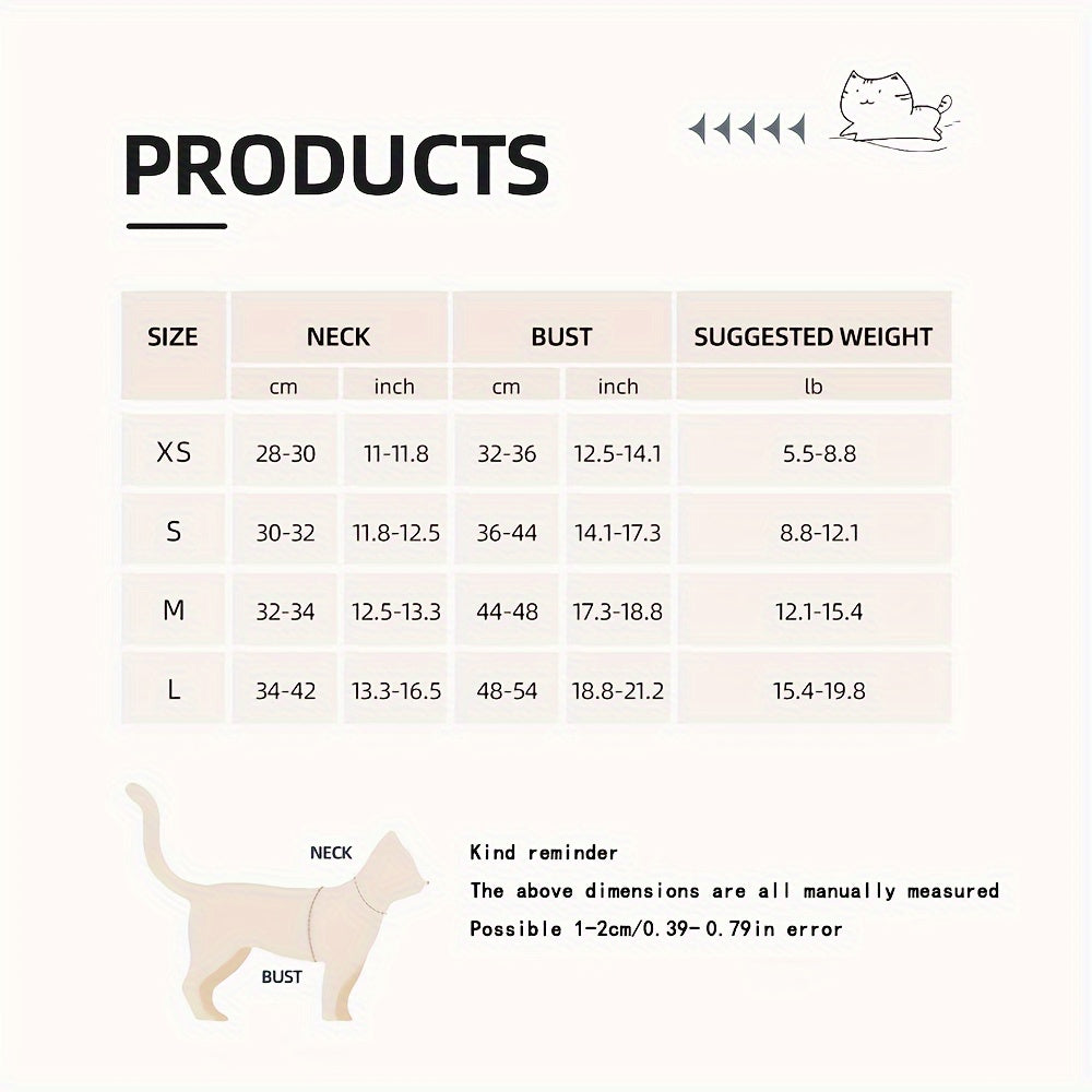 Pink Checkered Cat Harness